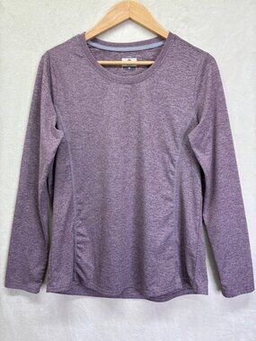 Ridgecut Toughwear Long Sleeve Pullover T-Shirt Casual Stretch Plum Sz M #g